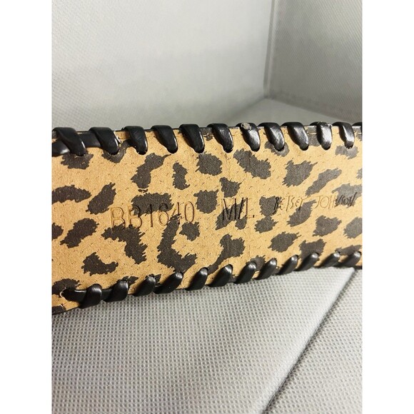 New Cabi Belt Stretch Belt Black And Leopard Print 33in main image 9